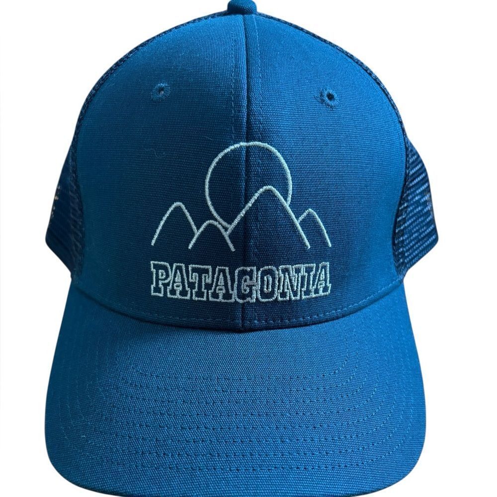 NWOT Patagonia Baseball Cap/Hat Adjustable ~ Blue & White